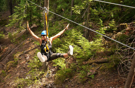 Top BC Attractions: Ziplining in the Kootenays
