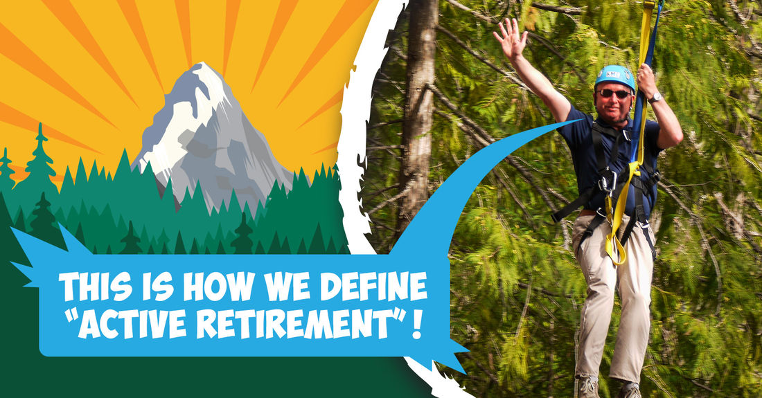 Zipping through the trees is just one way for seniors to have a fantastic adventure!