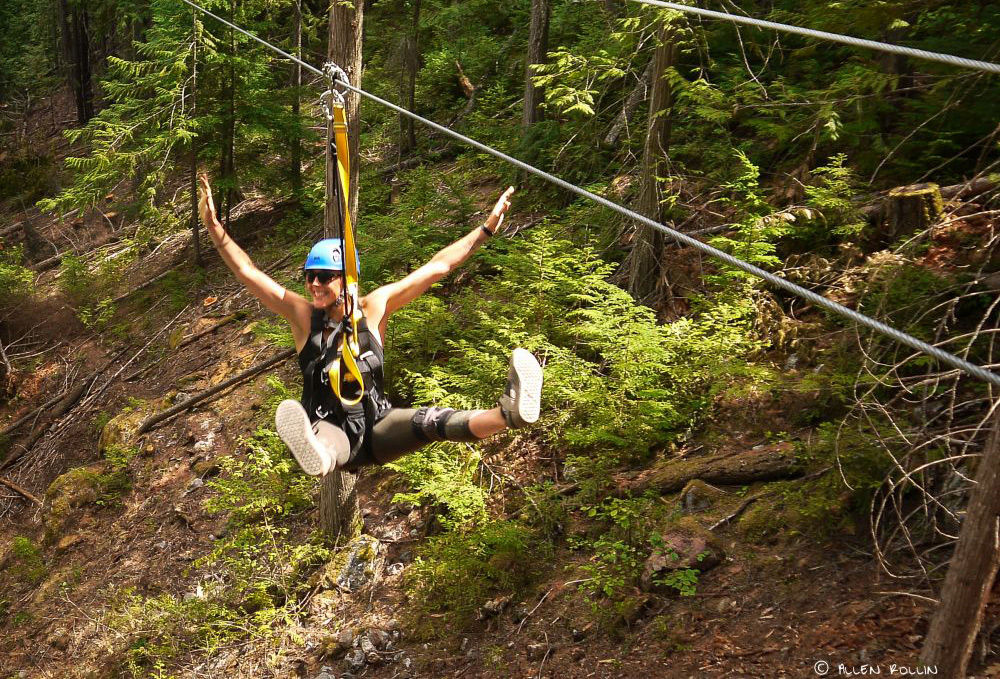 Kokanee Mountain Zipline is quickly becoming one of the top BC attractions for visitors to the Nelson area.